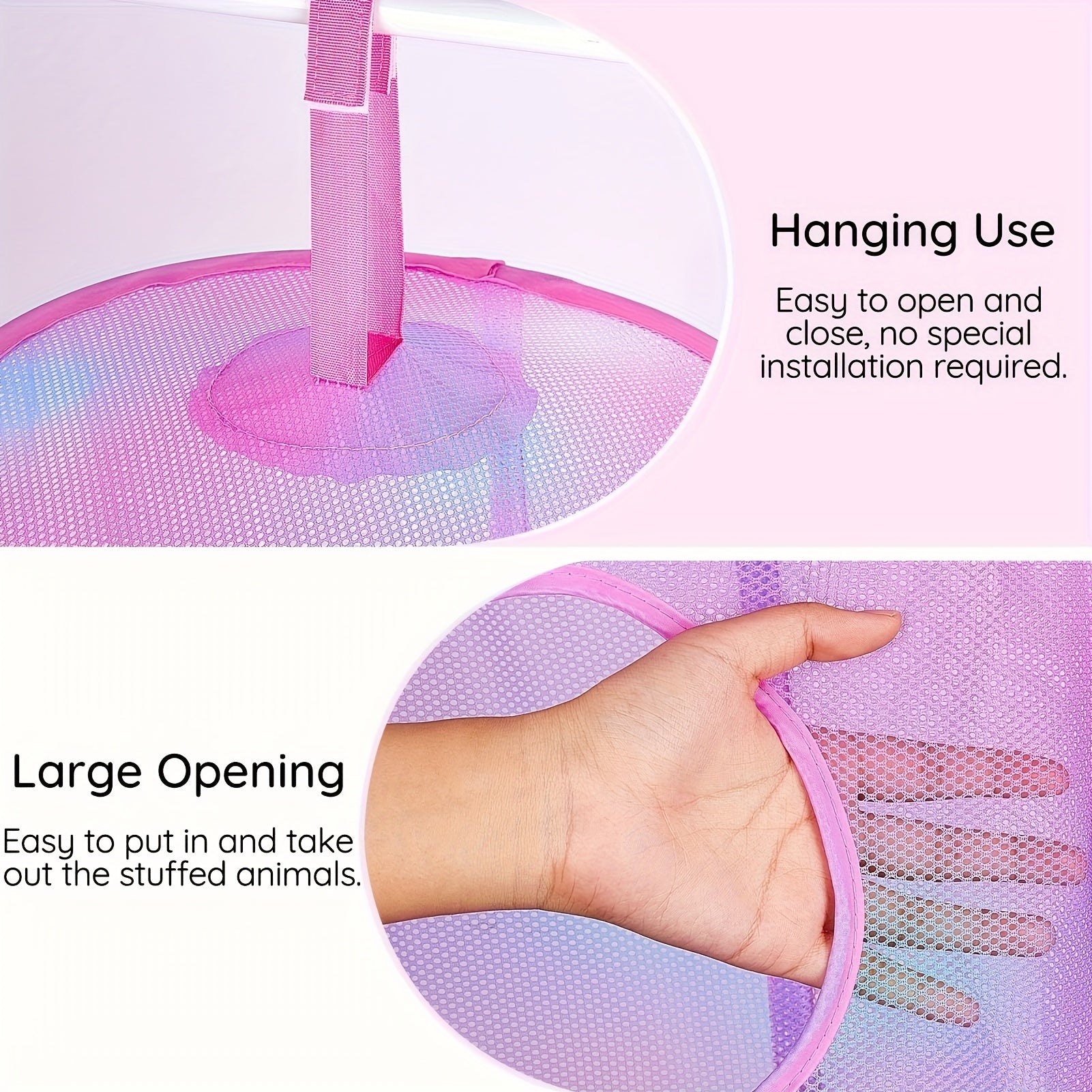 TidyTower Rete di Stoccaggio a 4 Strati - Salvaspazio e Multifunzionale