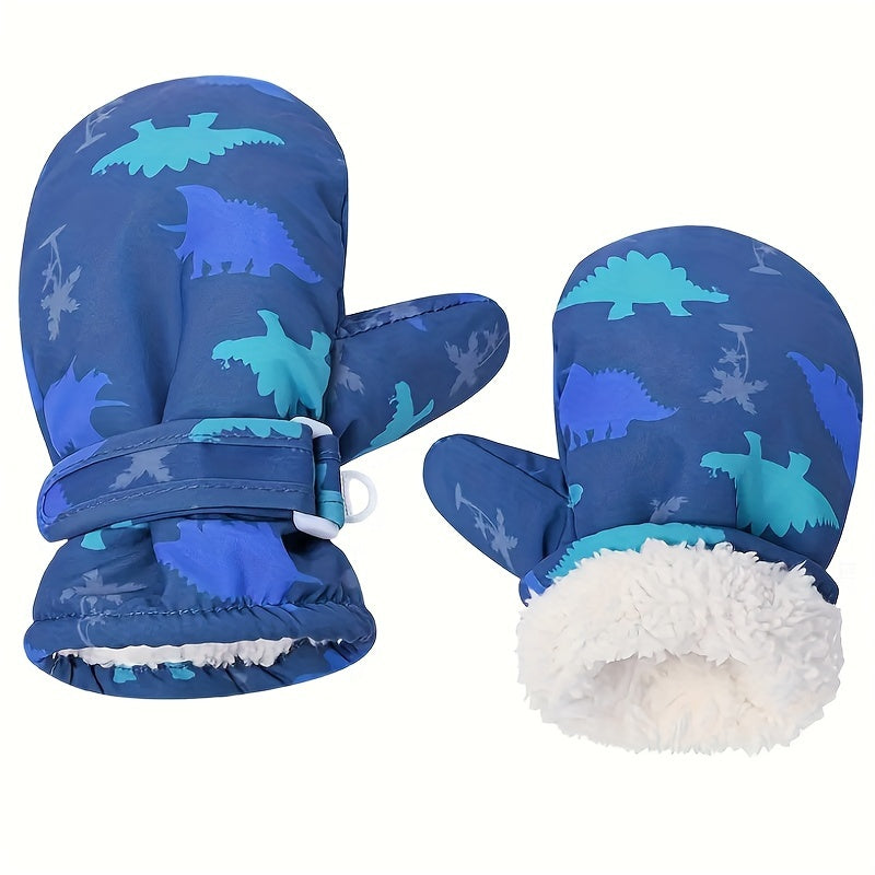 Guanti Invernali Dino per Bambini - Per Avventure Calde nella Neve