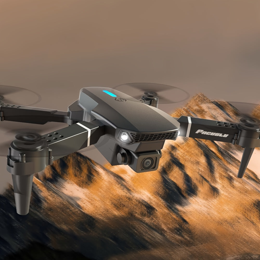E88 Drone con Doppia Telecamera – Quadcopter Pieghevole con Mantenitore di Altezza