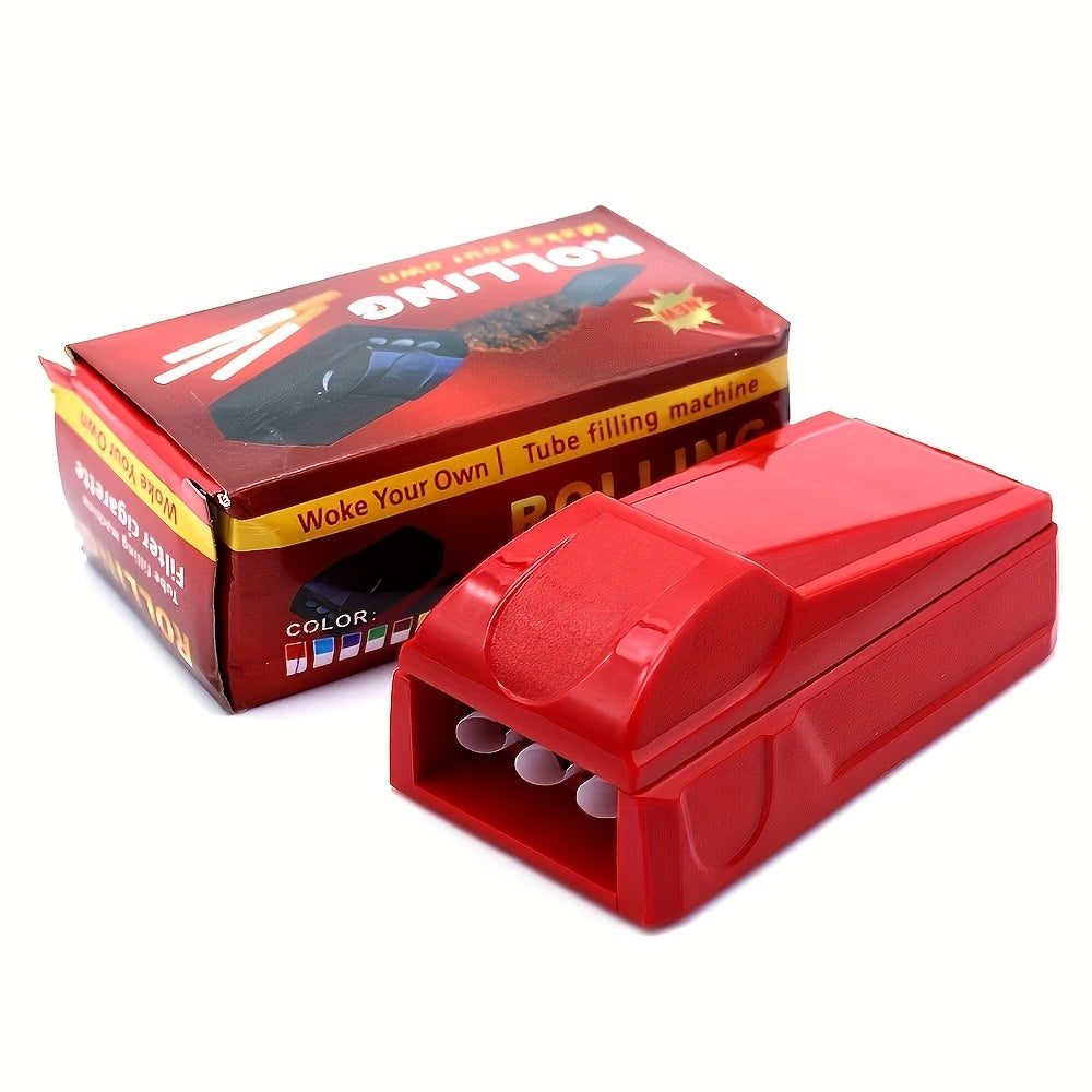 Macchina per Rotolare Sigarette Manuale con 3 Tubi – Plastica Durevole e Facile da Usare