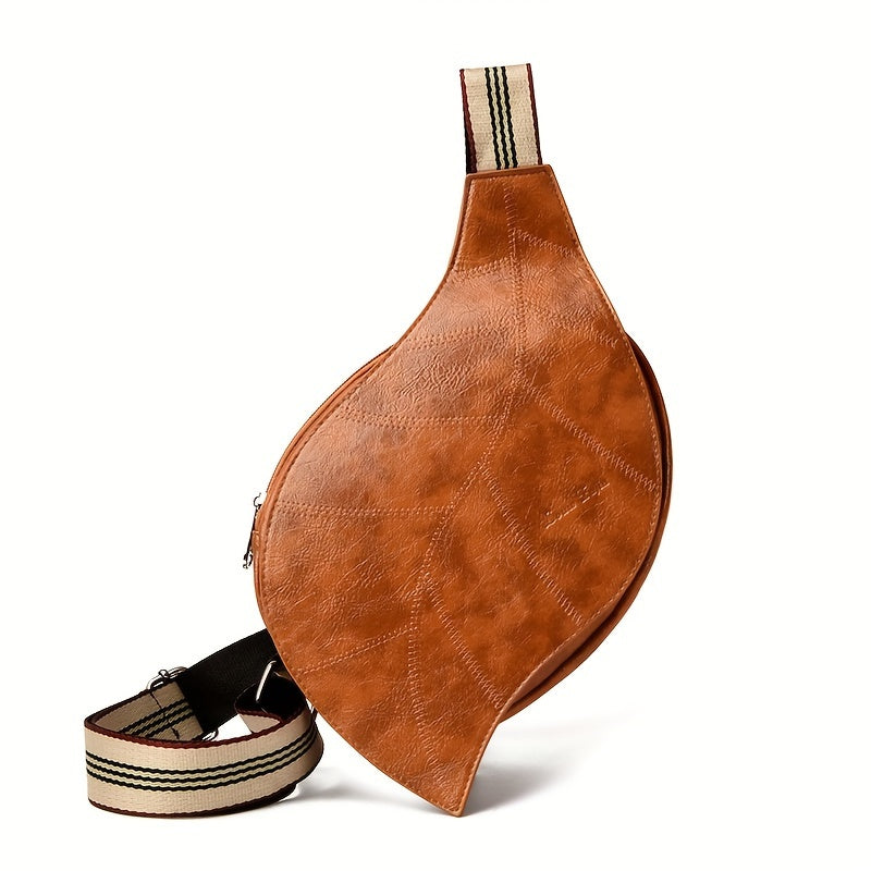 Borsa a Tracolla Vintage in Ecopelle – Cintura Regolabile con Chiusura a Fibbia