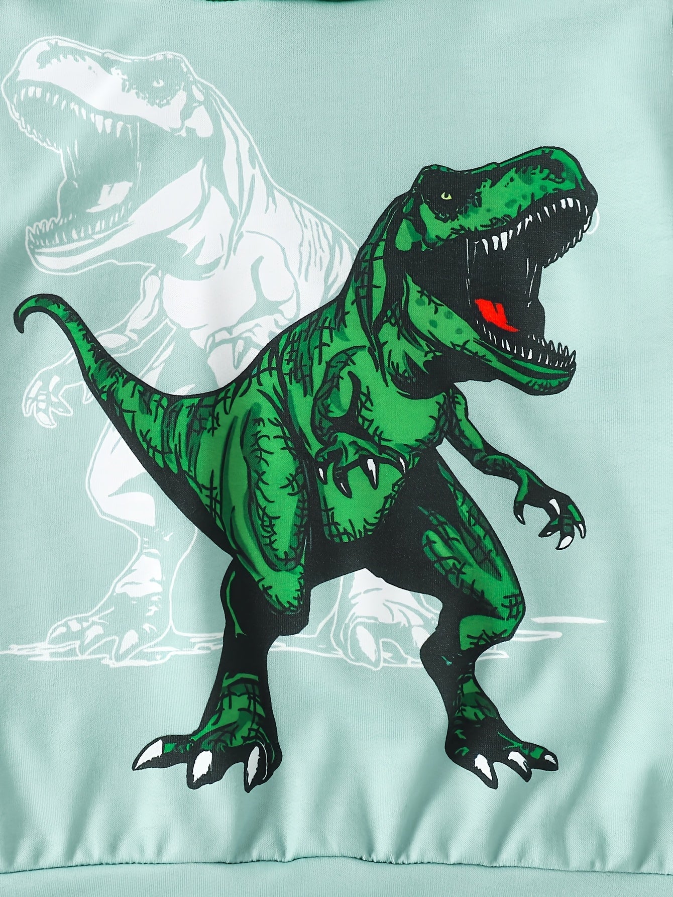 Set Felpa con Stampa Dino e Pantaloni – Confortevole e Stilos per Bambini