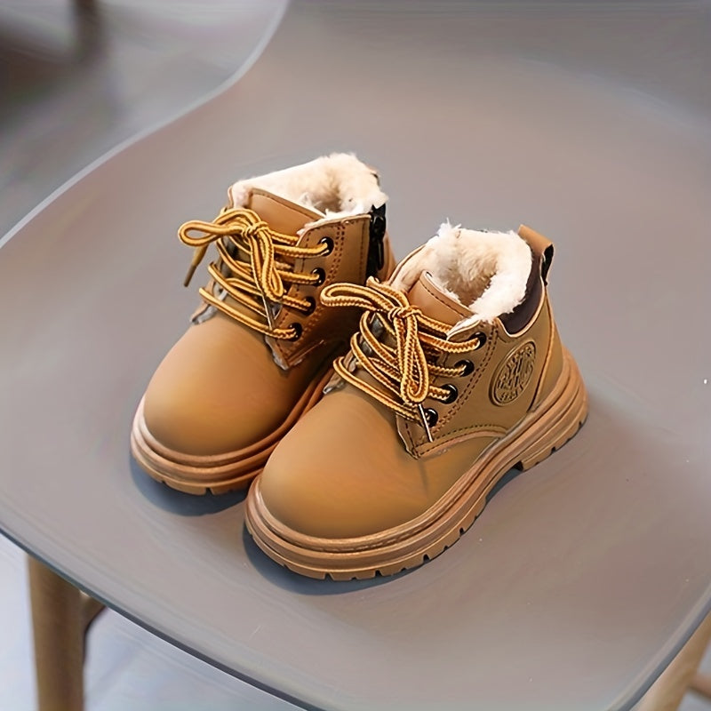 Stivali in Fleece alla Moda per Bambini - Caldi e Impermeabili