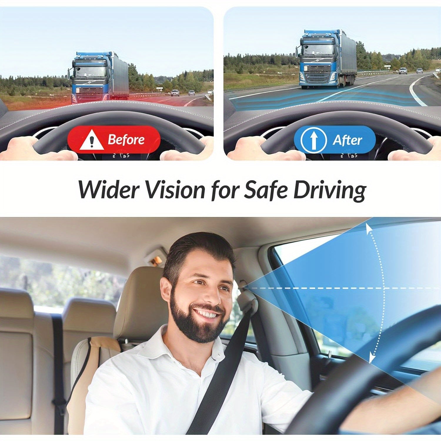 Cuscino Ergonomico Triangolare per Auto – Supporto in Memory Foam