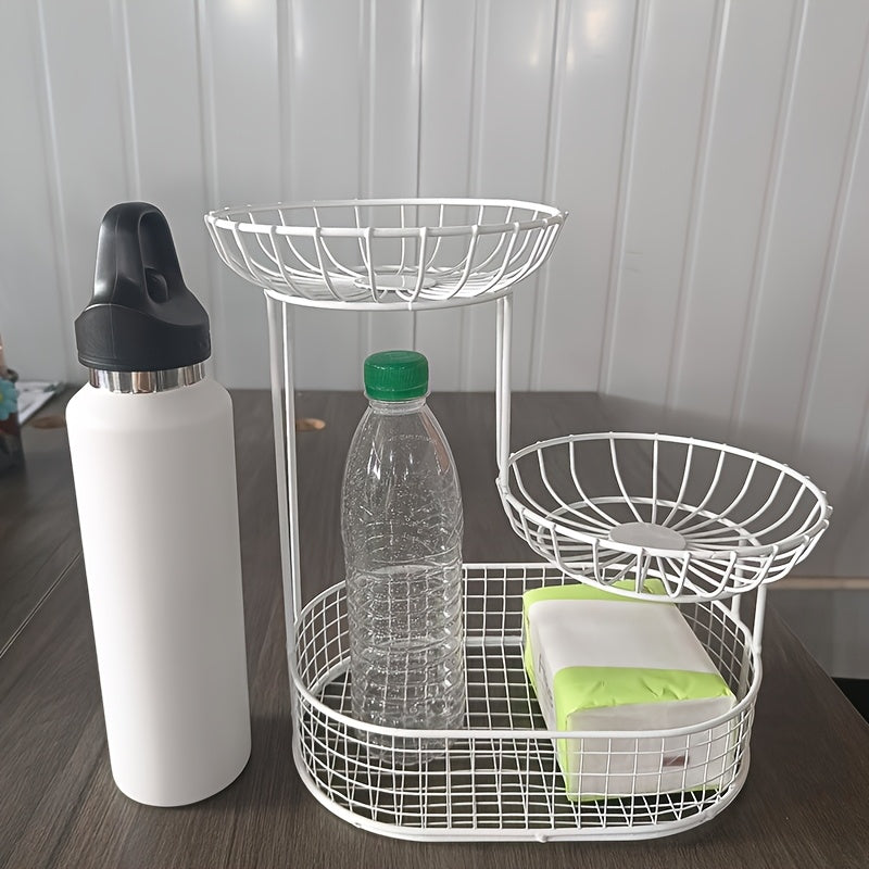 GoldenTier 3-Piani Cesto per Frutta – Elegante e Pratico