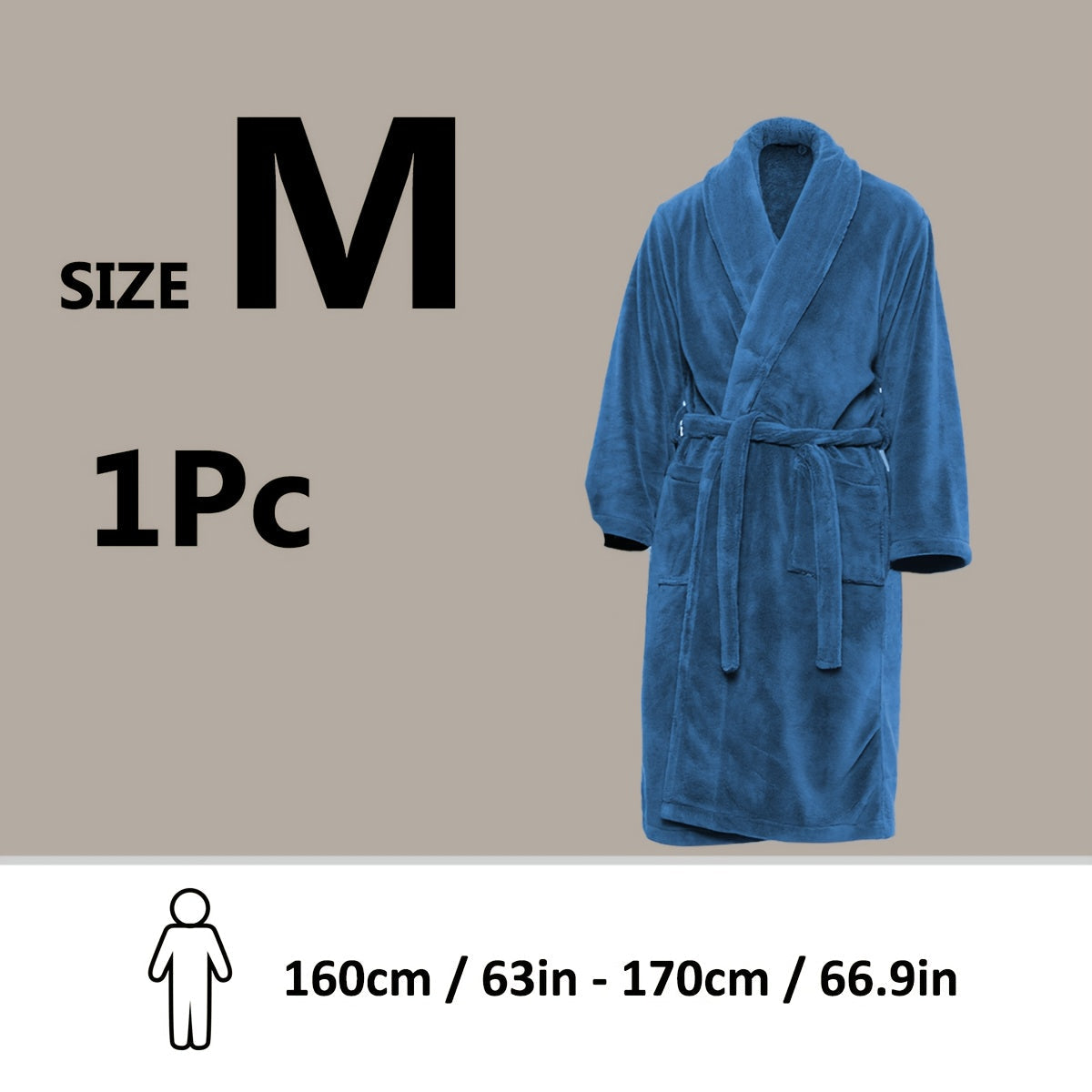 Accappatoio Unisex in Fleece Corallo – Ultra Morbido e Caldo per il Tuo Comfort