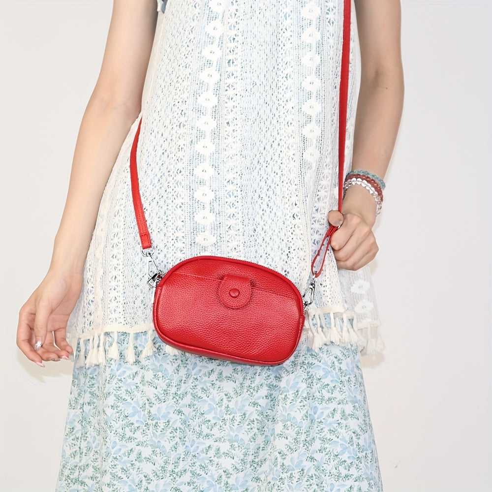 Borsa a Spalla Vintage di Grande Capacità – Vera Pelle con Molteplici Comparti