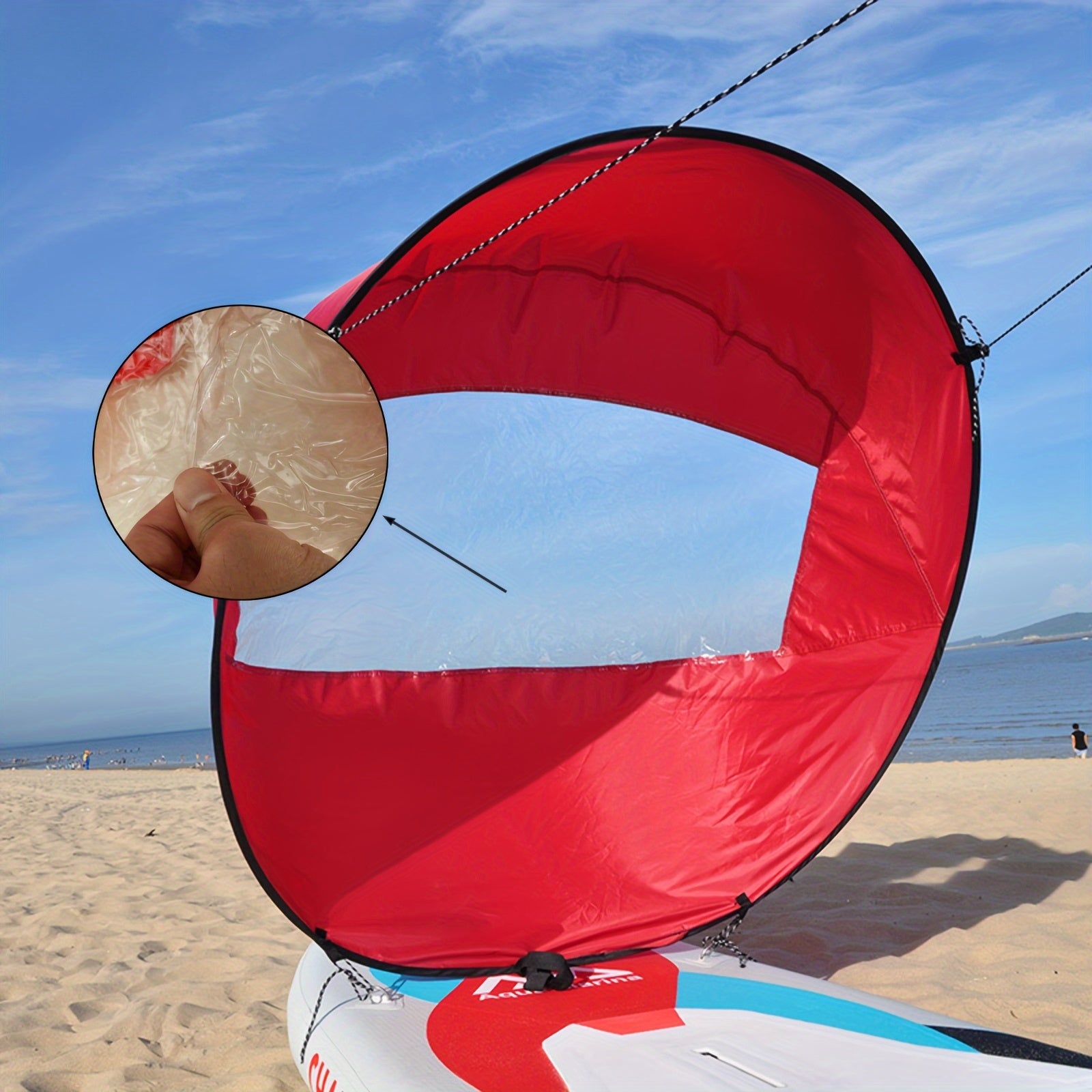 SpeedSail Vela Pieghevole per Kayak – Efficiente e Facile da Usare