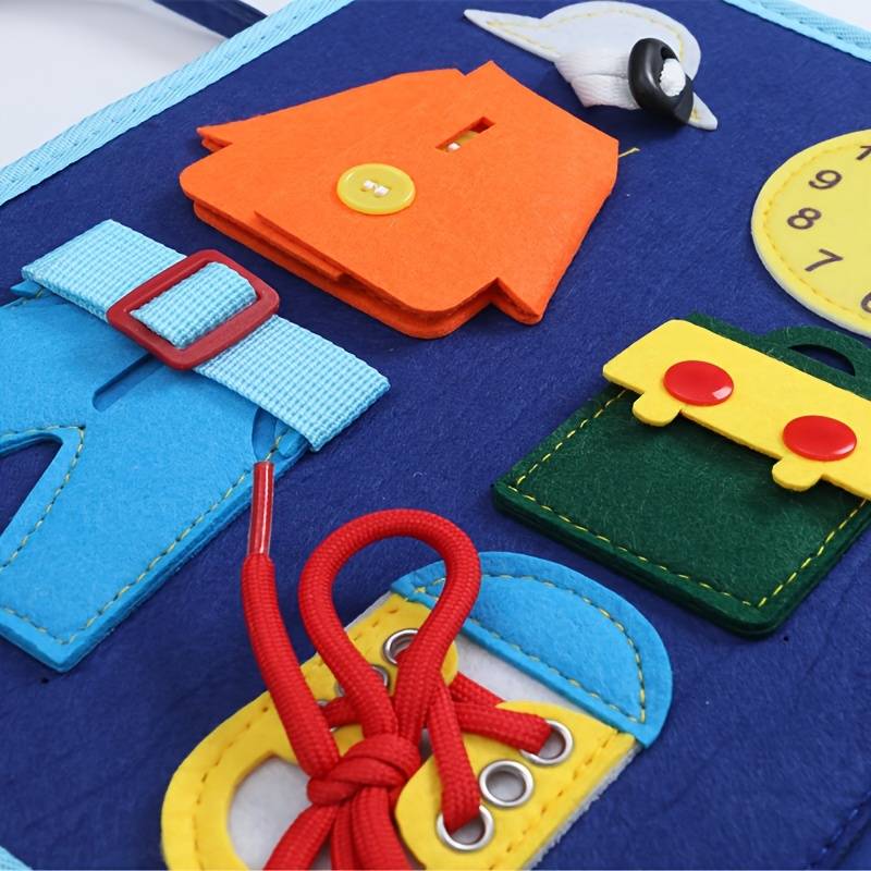 Busy Book Set Educativo – Libro Gioco Interattivo per Bambini