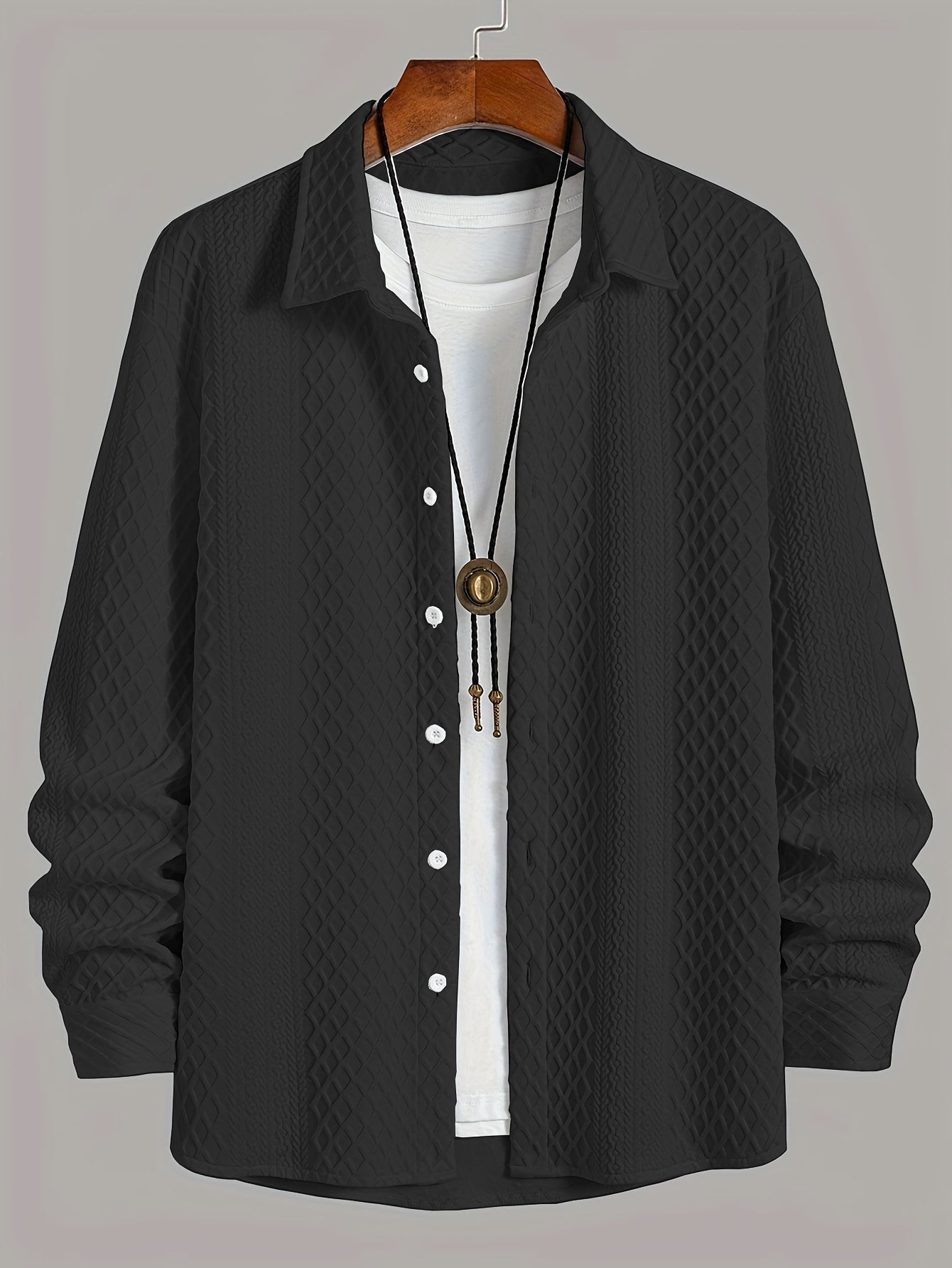 Camicia da Uomo Stretch Tricot - Comfort Moderno con un Tocco Classico