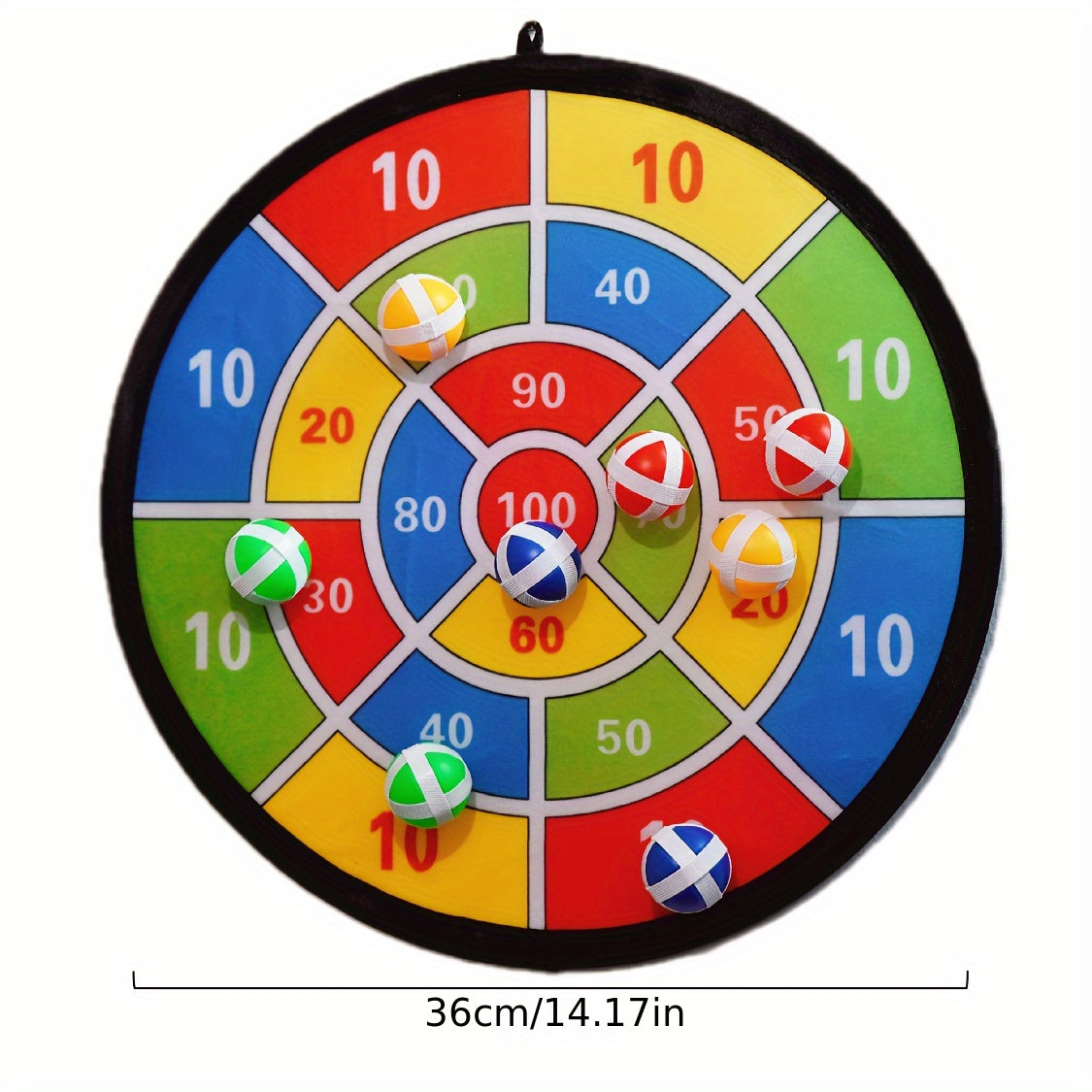 Set di Palle Appiccicose per Dardi - Gioco Interattivo per Famiglie con Dartboard per Interni ed Esterni
