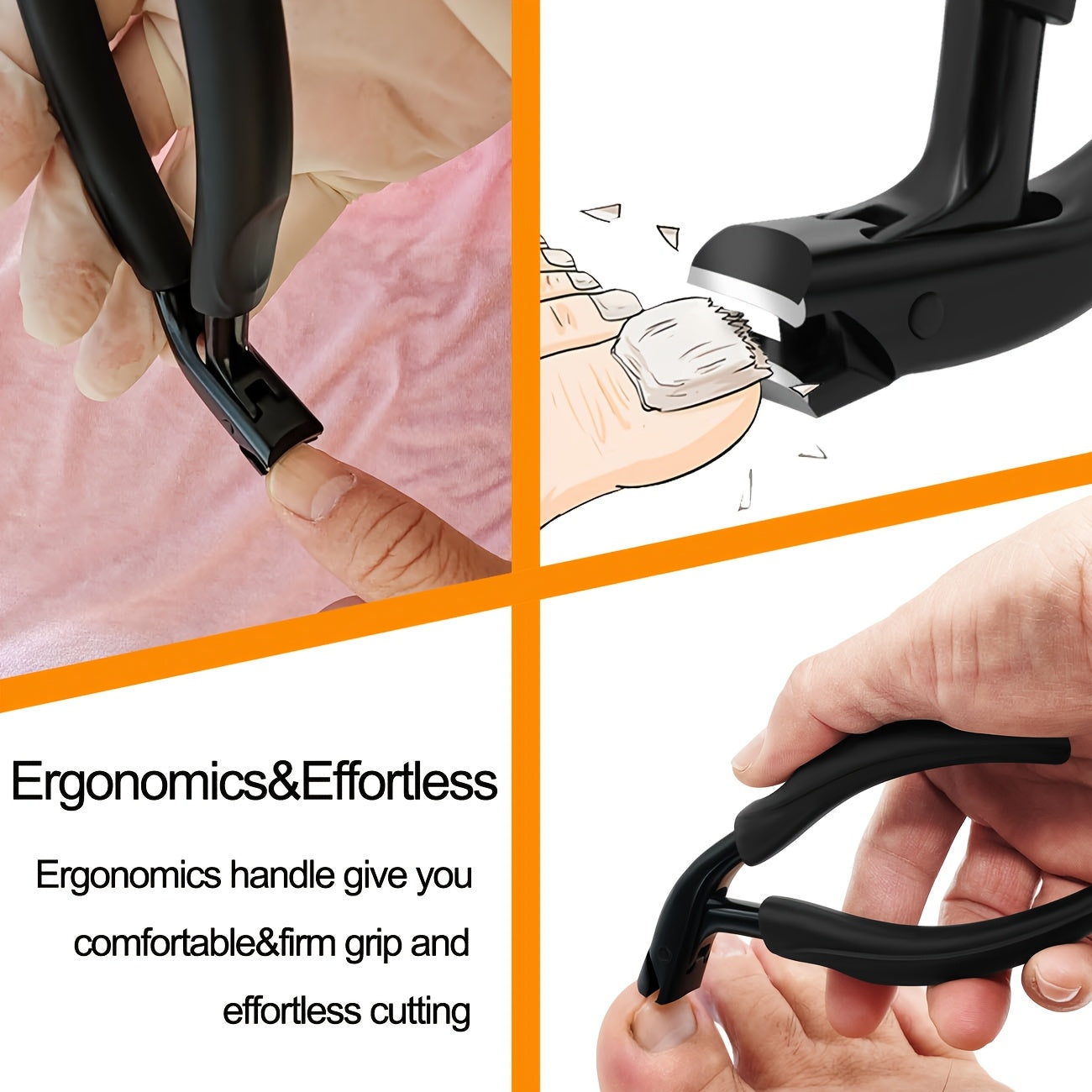 Tagliaunghie Professionale per Dita dei Piedi – Robusto e Confortevole