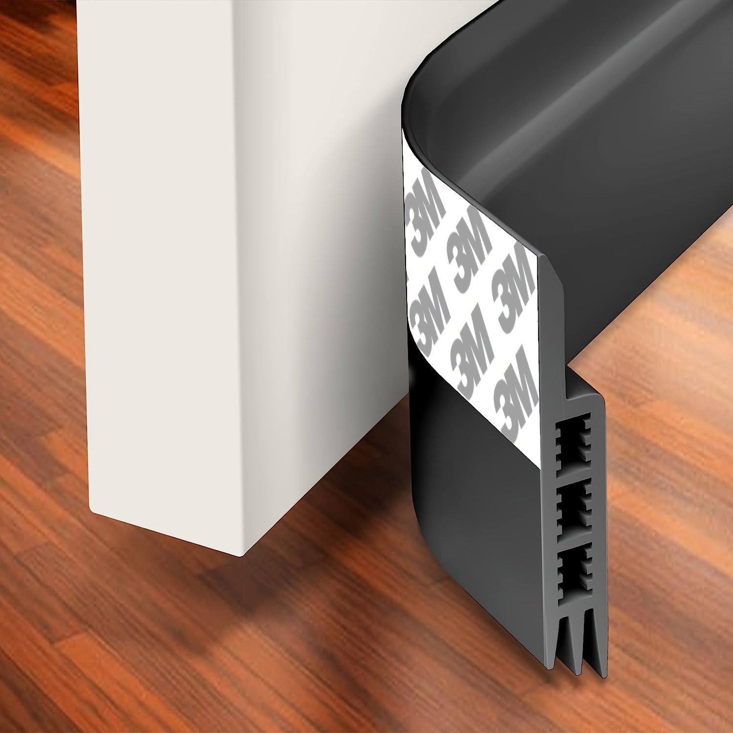 Paraspifferi per Porta - Raschietto per Porta in Silicone con Forte Colla e Isolamento Acustico