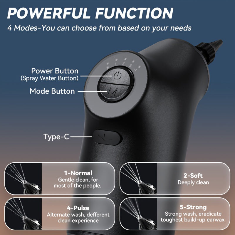 AquaClean Pulitore per Orecchie – Rimozione Sicura e Confortevole dell'Acqua dalle Orecchie