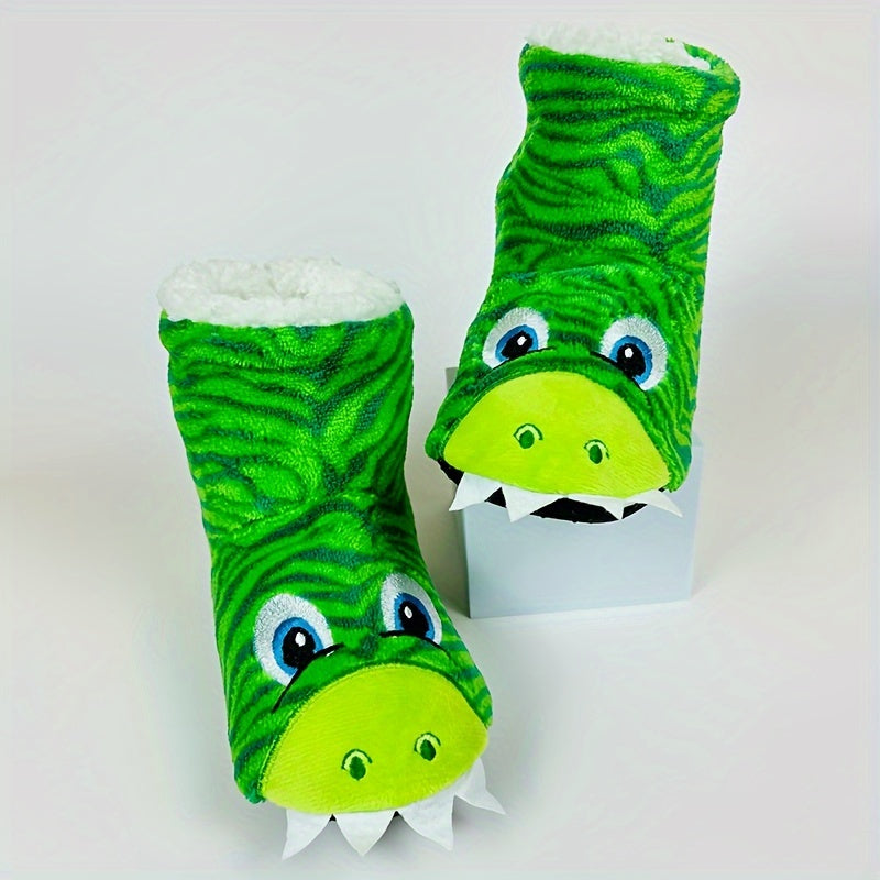 Pantofole Dinosaurie Allegre per Bambini - Per un'Autunno e Inverno Accogliente