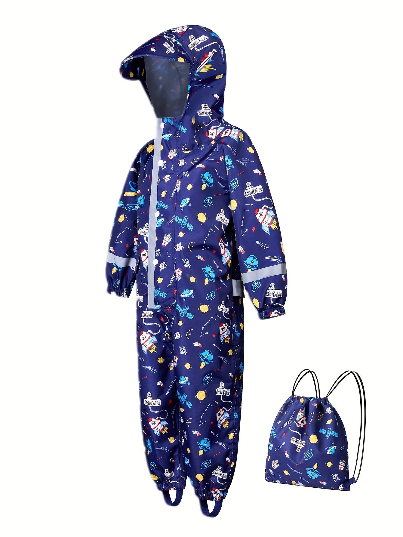 Tuta Impermeabile e Gioiosa per Bambini – Traspirante e Confortevole per Attività all'Aperto