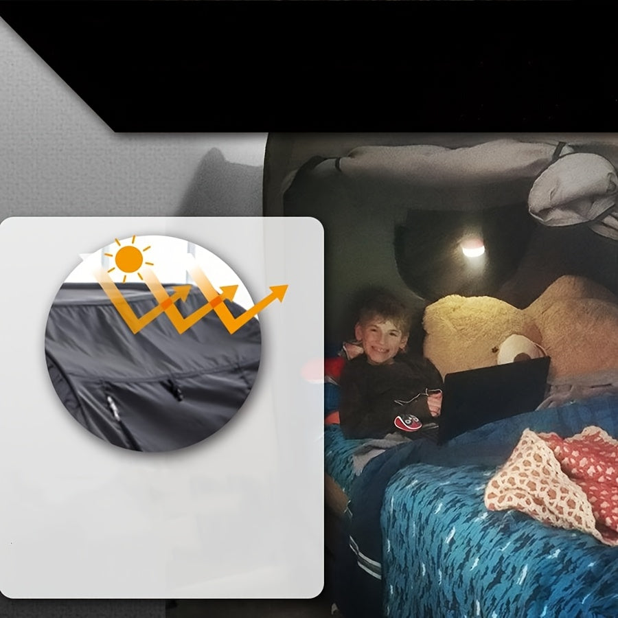 CozyNest Letto a Tenda Pieghevole – Protezione e Riposo a Portata di Mano