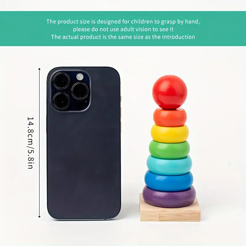 Set di Giocattoli in Legno Colorato - Giocattoli Educativi per Bambini