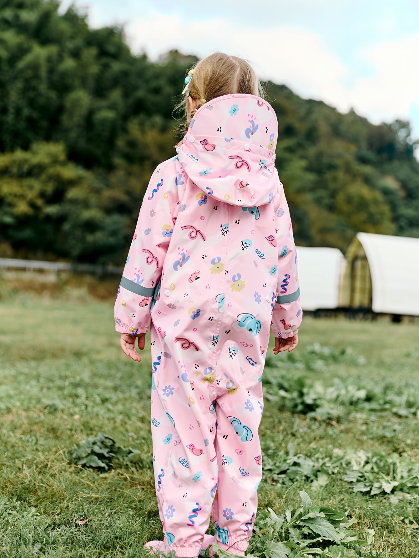 Tuta Impermeabile e Gioiosa per Bambini – Traspirante e Confortevole per Attività all'Aperto
