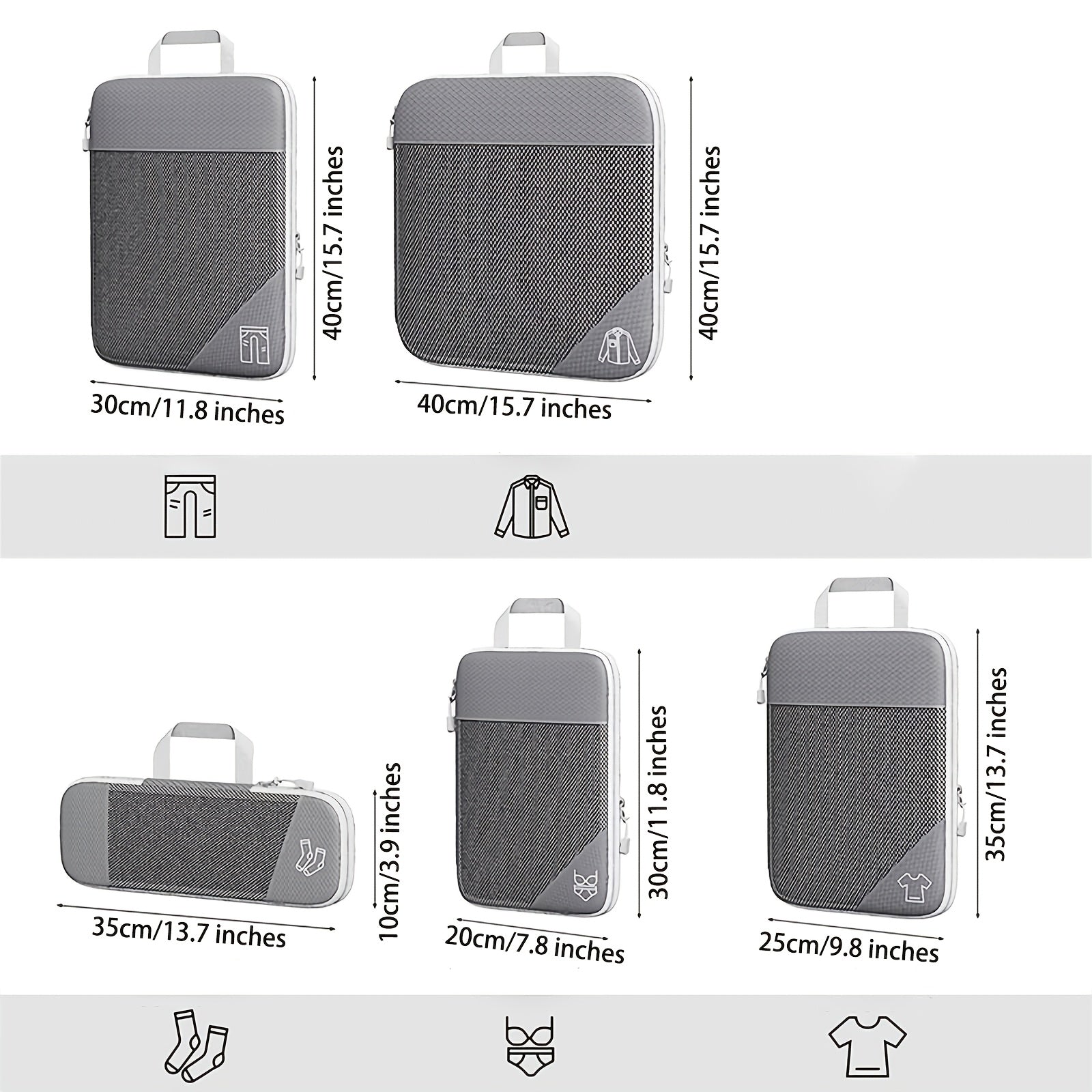 Set Organizzatore di Viaggio – Compatto e Pratico per Viaggiare