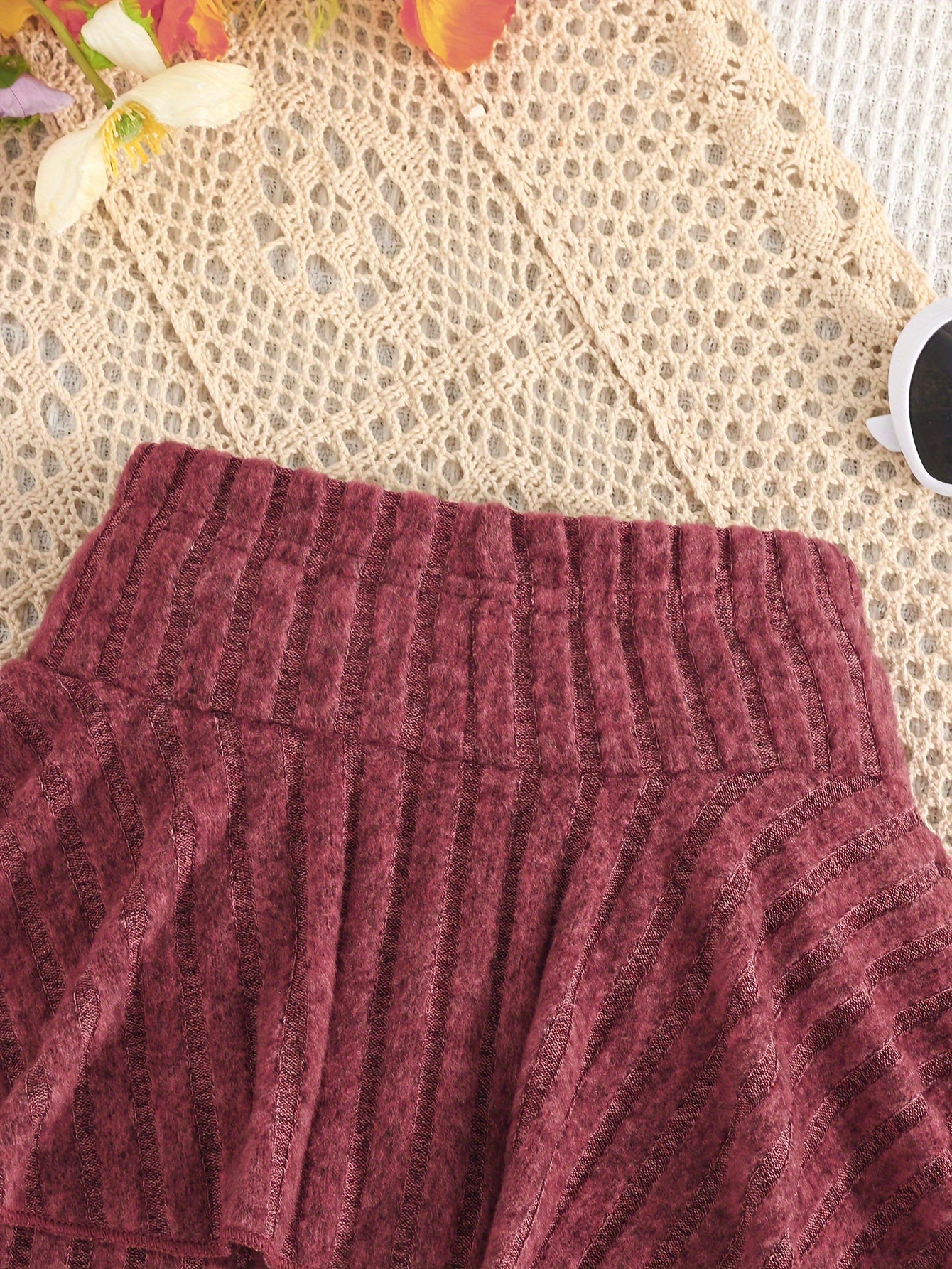 Set Gonna a Costine e Pantaloni Tess per Bambine - Casual e Stile per Attività all'Aperto