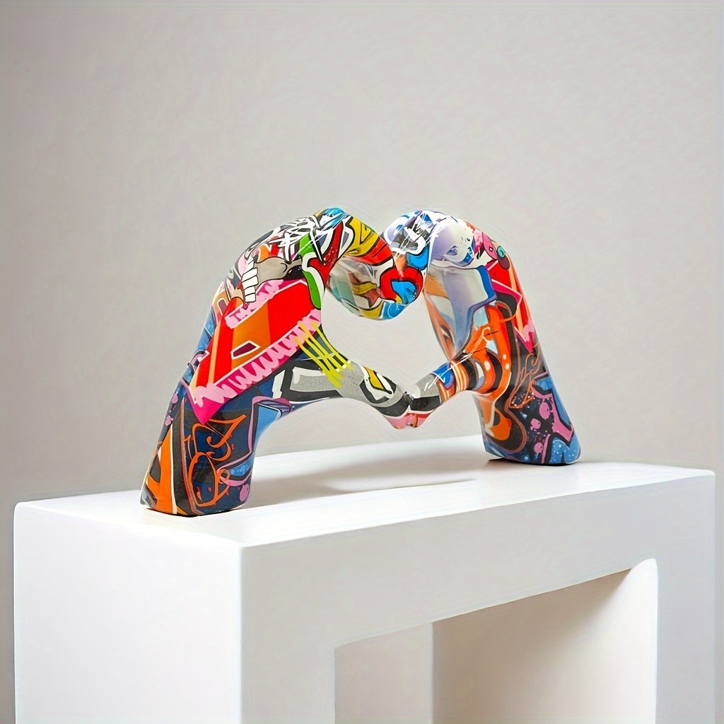 Scultura di Gesto Amorevole - Per un'Esposizione d'Interni Audace e Creativa