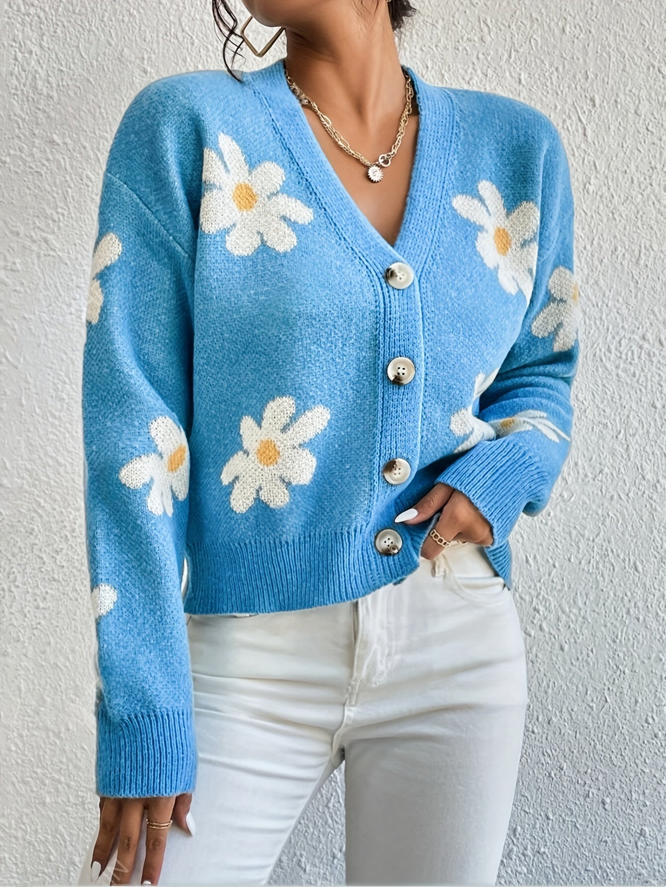 Cardigan di Fiori Allegri – Confortevole e Stile per la Primavera e l'Autunno