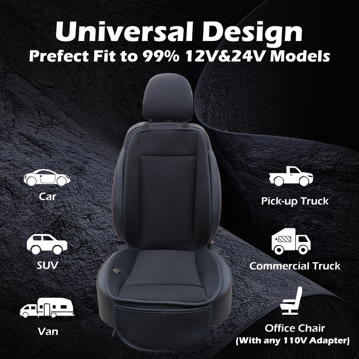 Cuscino per Sedile Auto con Ventilatore Turbo – Raffreddamento Veloce e Comfort