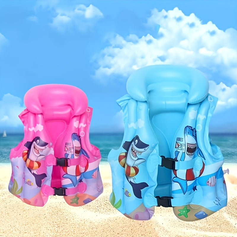 Gilet da Nuoto con Stampa di Squali – Confortevole e Sicuro per il Divertimento in Acqua