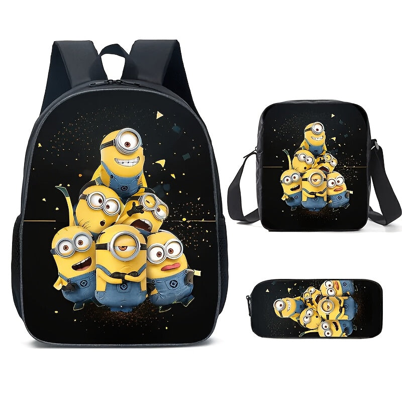 Set Scuola Minions - Zaino, Borsa Pranzo & Astuccio per Bambini