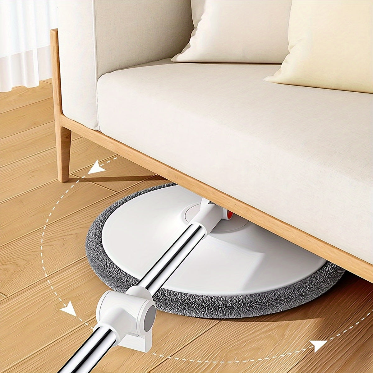 Set di Mop Rotante FlexiClean – Senza Mani, Regolabile ed Efficiente nella Pulizia