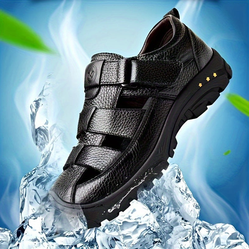 Sandali Outdoor Uomo Sostenibili – Sandali Traspiranti con Chiusura e Suola Antiscivolo