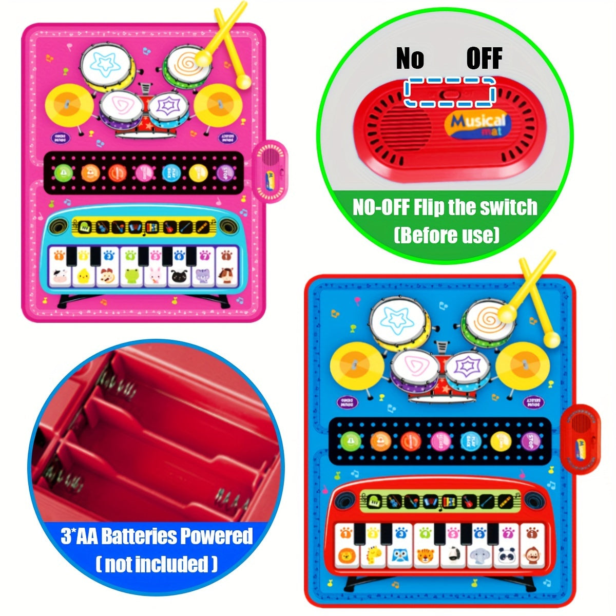 Tappeto Musicale Colorato - Per un'Esperienza Musicale Creativa