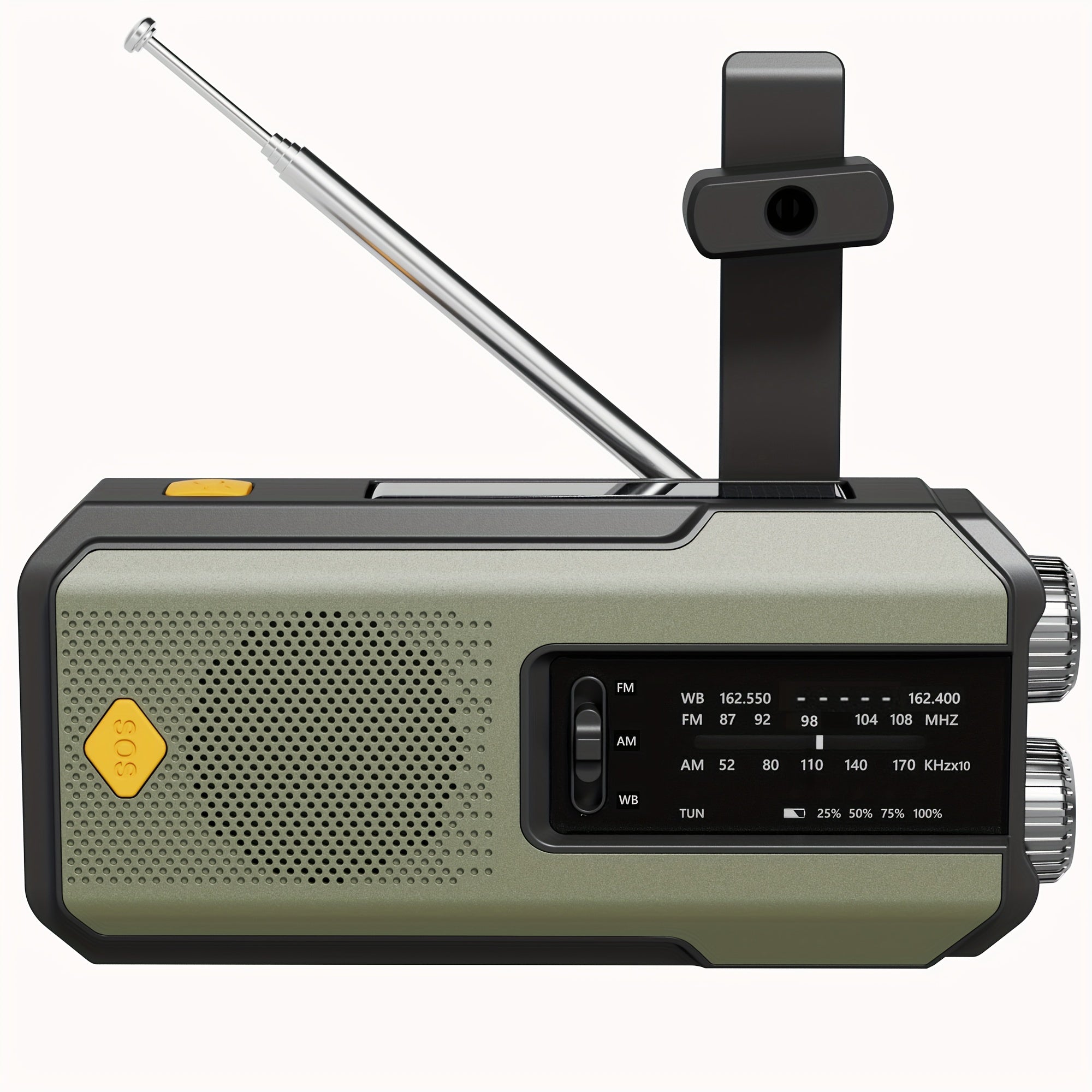 Daykit Radio Portatile AM/FM – Con Pannello Solare e Torcia