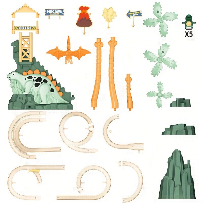 Set di Gioco Pista dei Dinosauri - Per un Emozionante Avventura Preistorica
