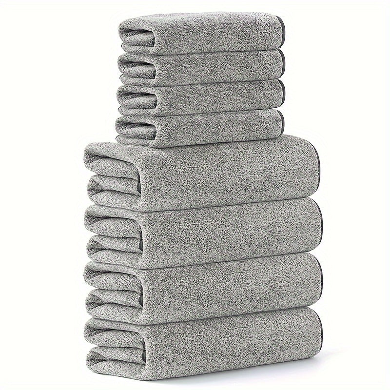 Set di Asciugamani in Morbido Velluto Corallo – Assorbente e Asciugatura Rapida