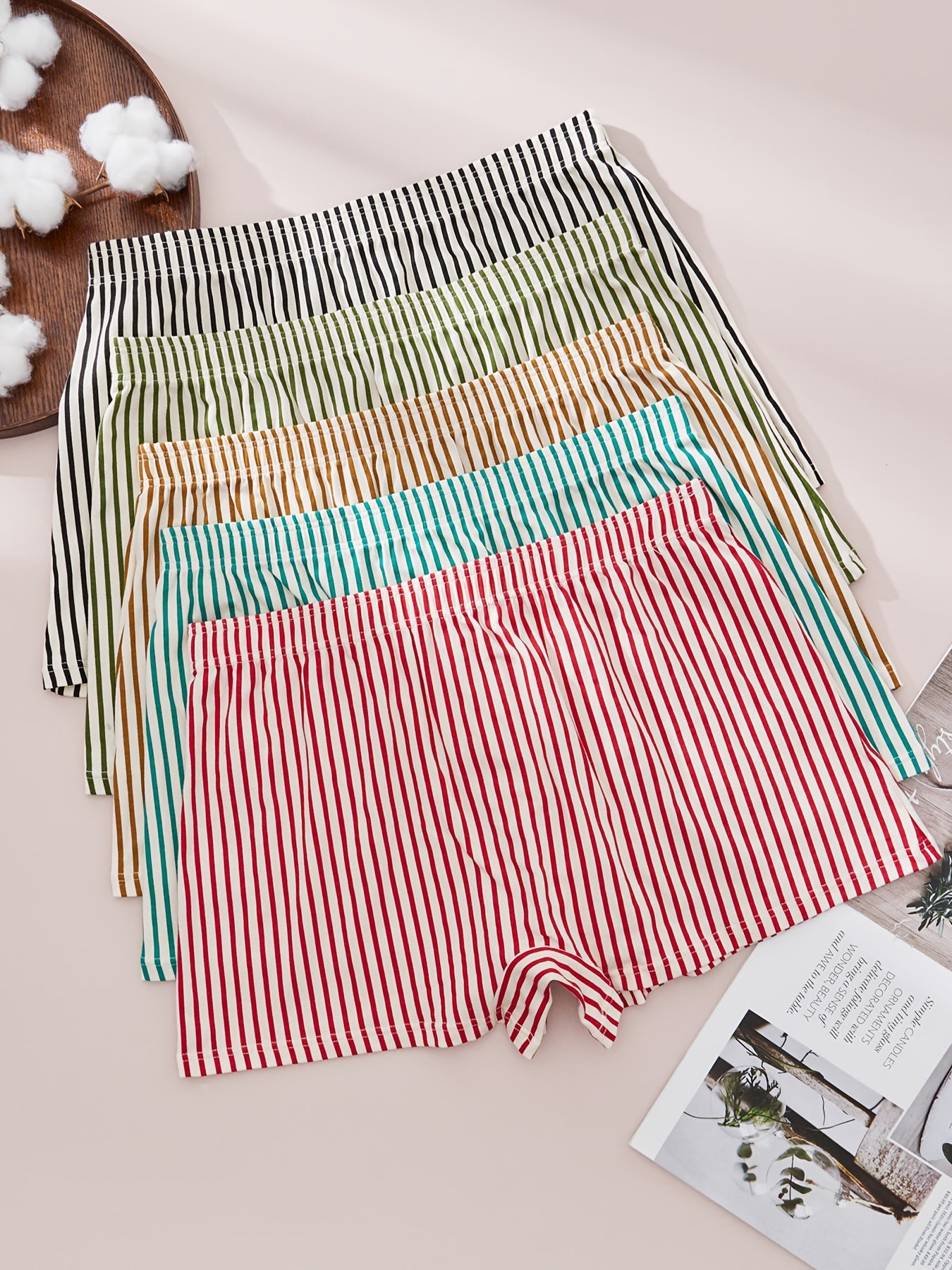 Set di Boxer a Righe – Perfetto per Comfort e Stile