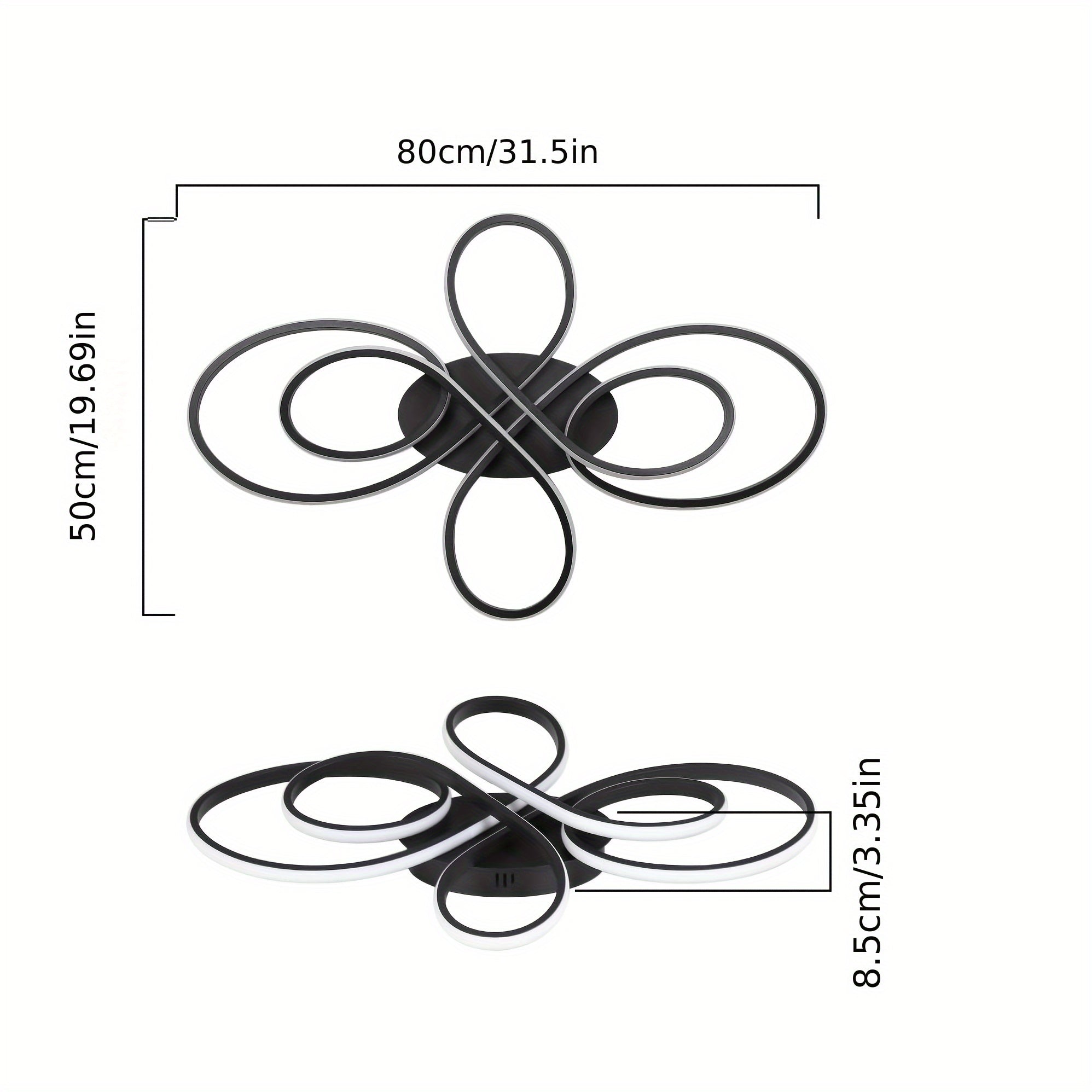 Lampada da soffitto LED 90W – Grande diametro e dimmerabile
