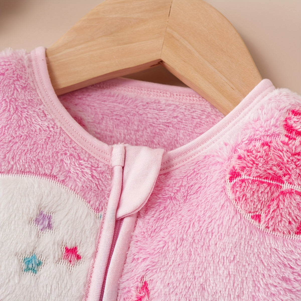 Sacco a Pelo in Pile con Stampa di Unicorno – Comfort Sognante e Morbido per Bambini