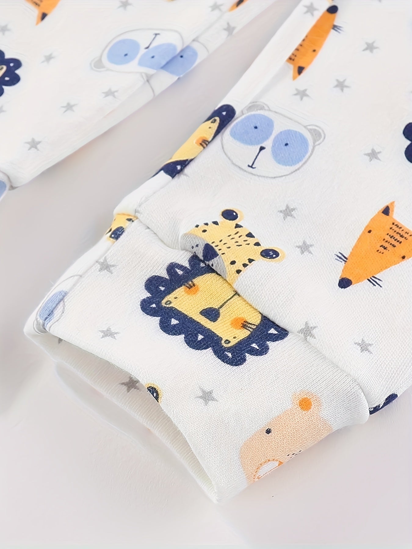 Pantaloni per Bambini con Stampa di Animali – Set da 3 Pezzi per Neonati