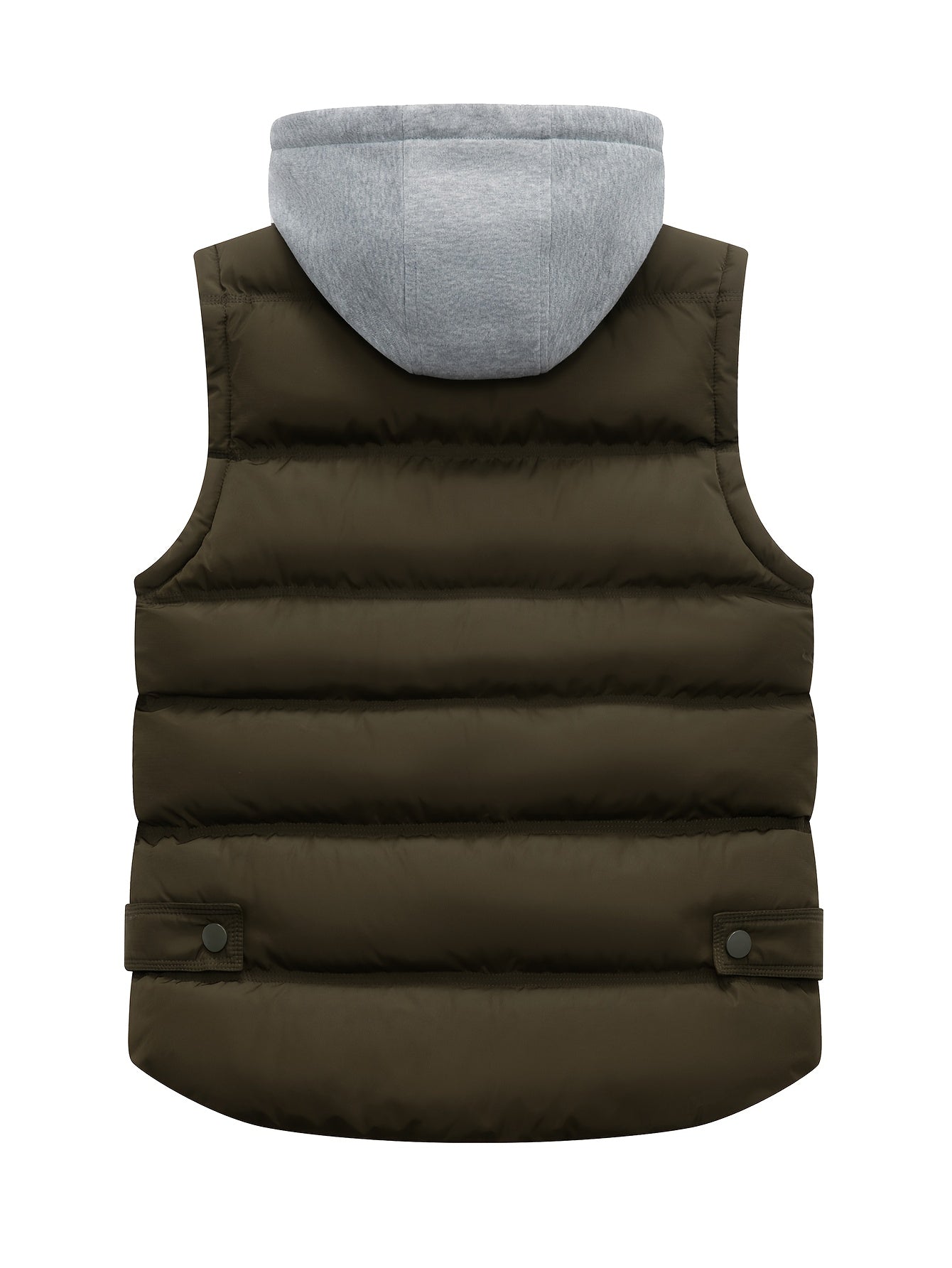 Gilet Donna Imbottito con Cappuccio – Giacca Invernale Elegante e Calda Senza Maniche