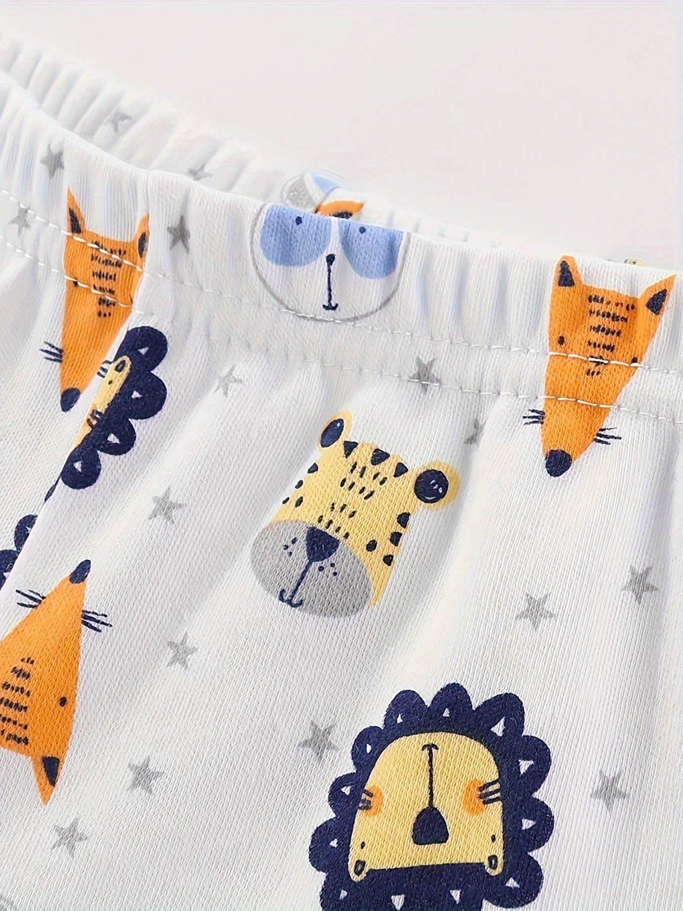 Pantaloni per Bambini con Stampa di Animali – Set da 3 Pezzi per Neonati