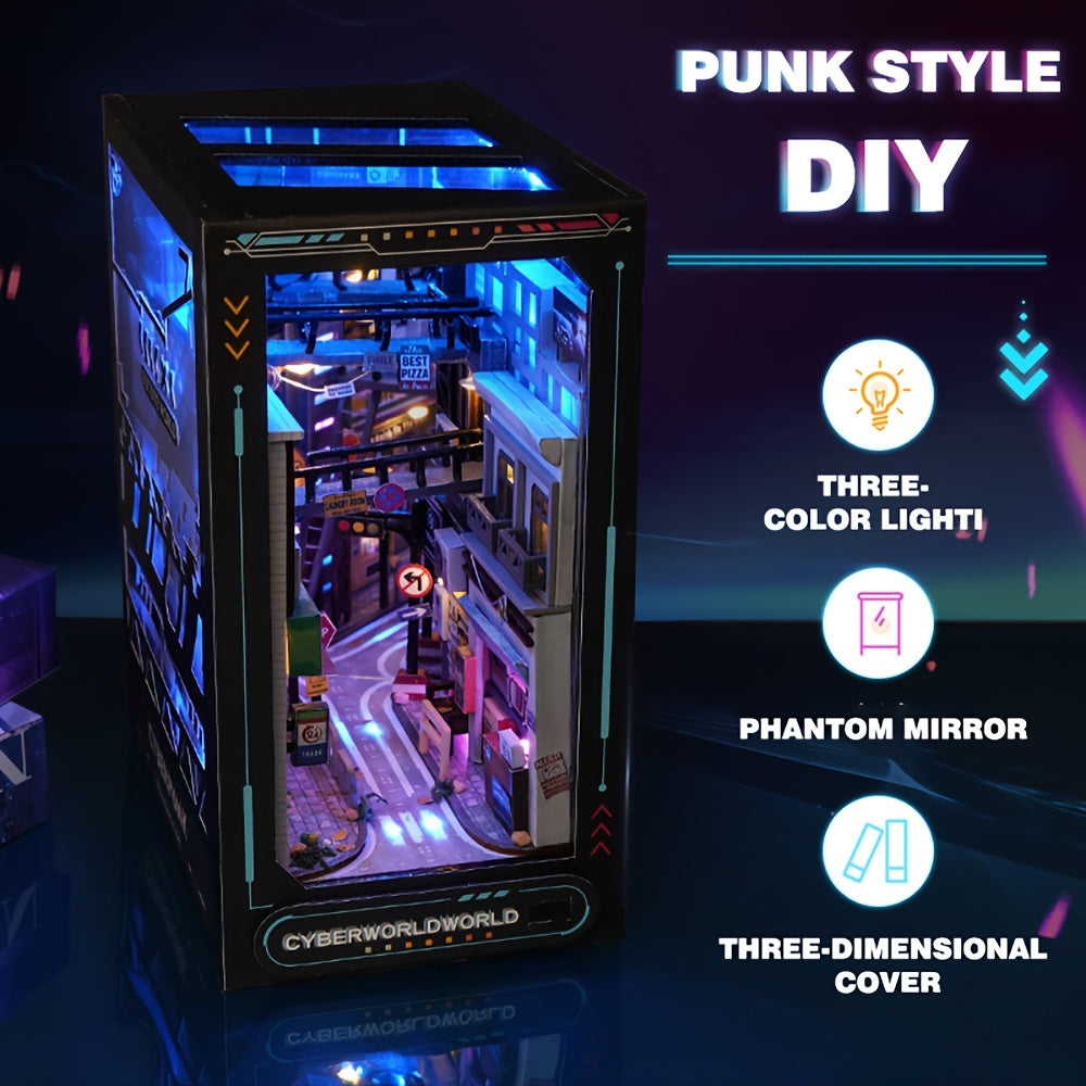 Kit Cabin DIY Cyberpunk – Modello 3D per Decorazione della Casa con Illuminazione