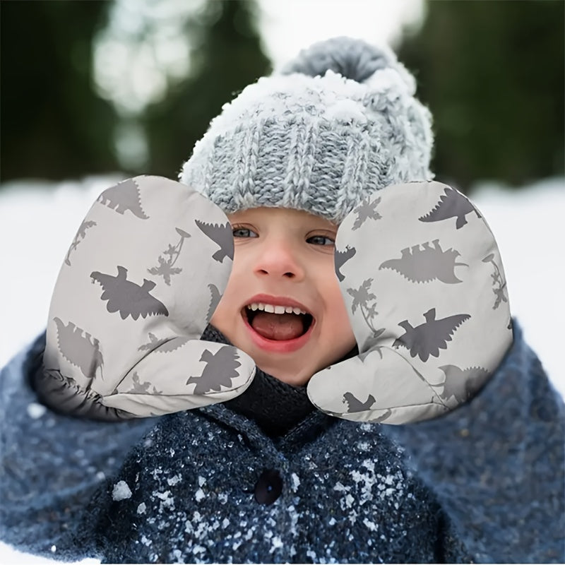 Guanti Invernali Dino per Bambini - Per Avventure Calde nella Neve