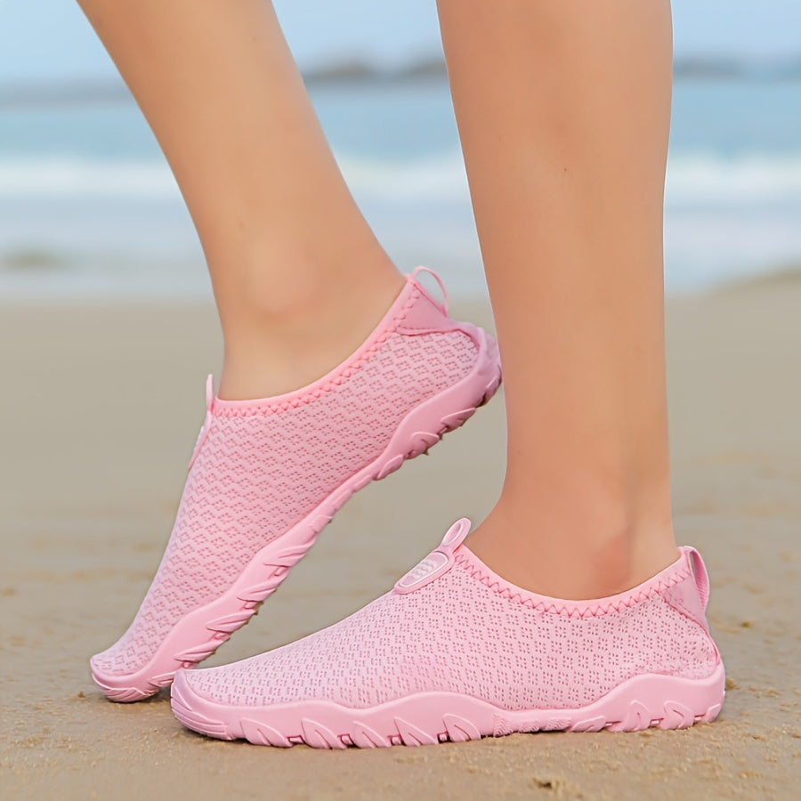 Scarpe da Acqua Velocemente Asciutte per Donna – Traspiranti e Antiscivolo per Attività di Spiaggia e Sport Acquatici