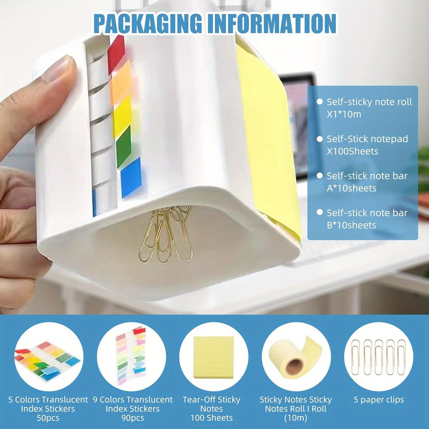 SmartCube Dispenser di Note – Organizzazione Tutto-in-Uno per la tua Scrivania