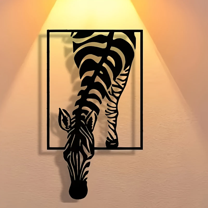 Decorazione da Parete Silhouette Zebra - Eleganza Stile per il Tuo Spazio