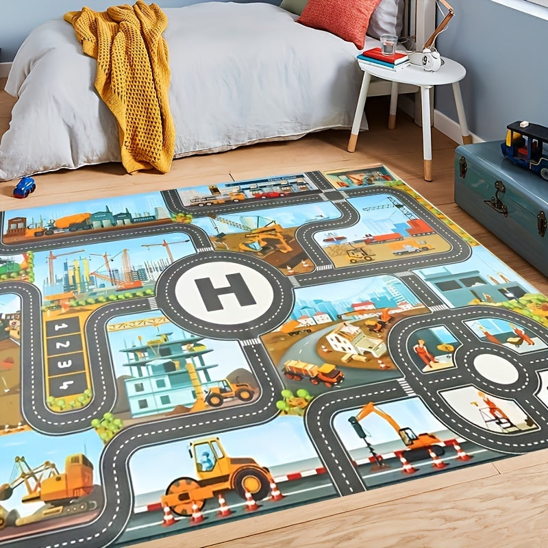 Tappeto da Gioco Costruzione e Avventura – Per Piccoli Esploratori e Giocatori Creativi