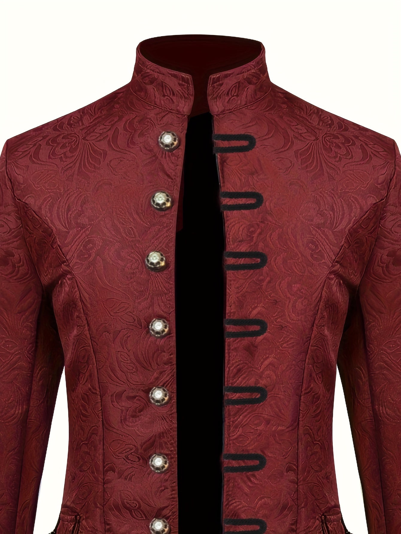 Giacca Jacquard Medievale Hendrik - Outfit Elegante e Stile per Occasioni Festive