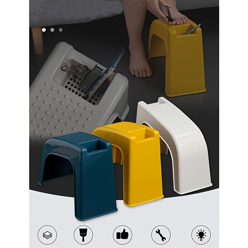 Poggiapiedi Compatto con Spazio di Stoccaggio – Confortevole e Funzionale